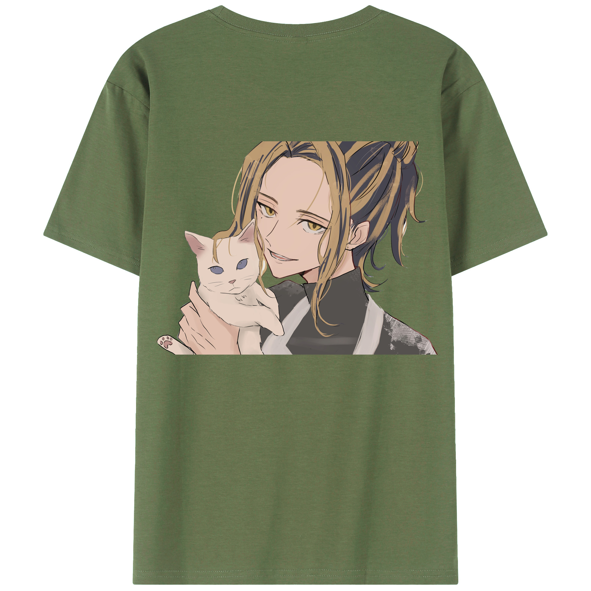 （画像用） 東京リベンジャーズ Tokyo Revengers 綿100％ メンズ半袖Tシャツ（バックプリント） 通気性